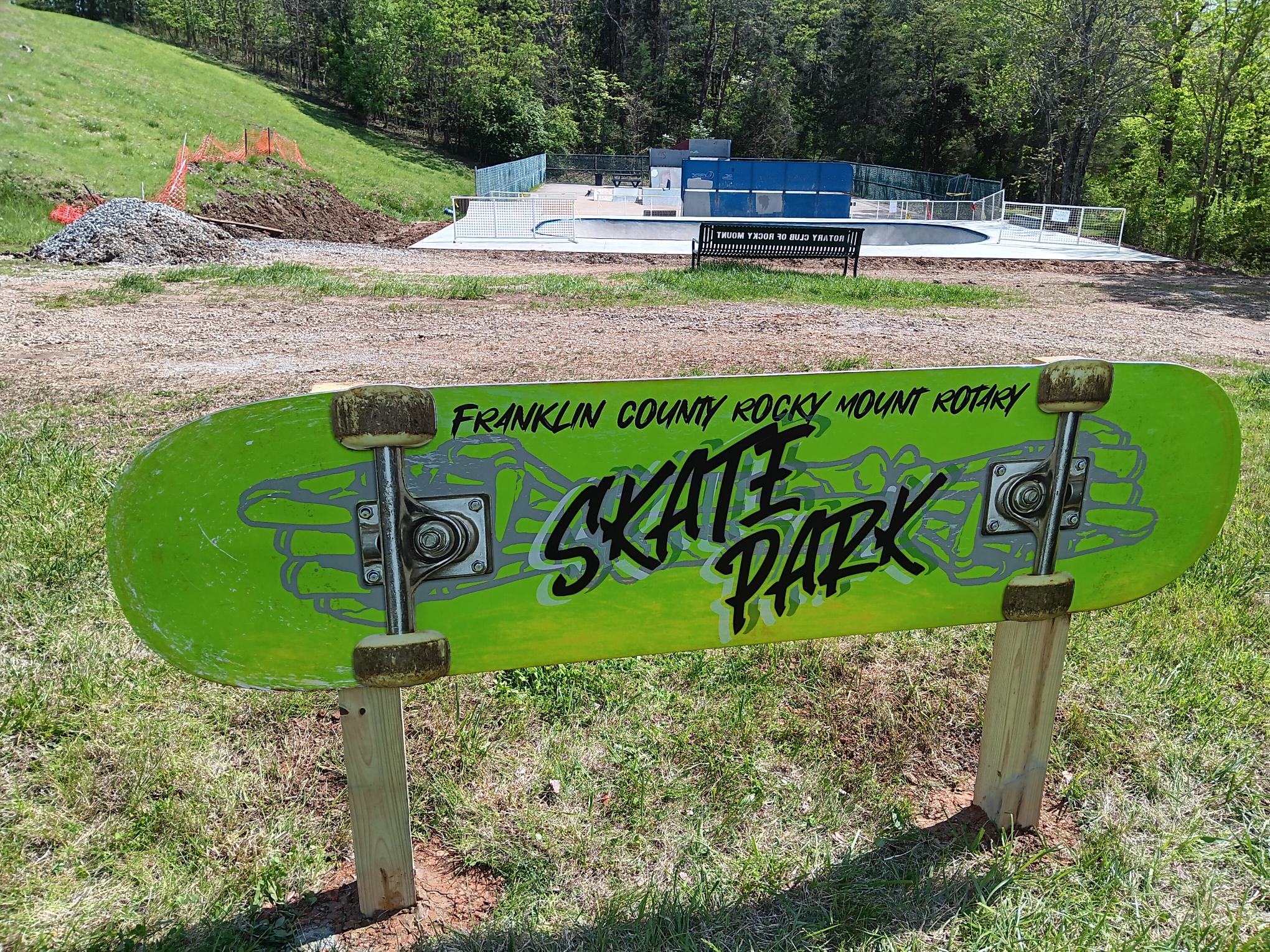 skate park sign